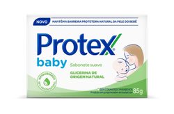 Sabonete Em Barra Para Bebê Protex Baby Glicerina Natural 85g