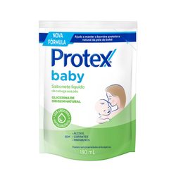 Sabonete Líquido Para Bebê Protex Baby Glicerina Natural 180ml