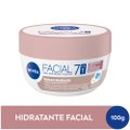 Kit Nivea Hidratante Facial Em Gel Ultraleve 7 Em 1 100G + Creme Facial Uniformizador Beleza Radiante 7 Em 1 100G