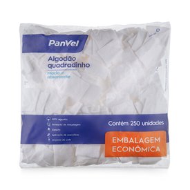 ALGODÃO QUADRADINHO PANVEL COM 250 UNIDADES
