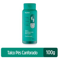 Talco Para Pés Panvel Canforado 100g