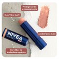 HIDRATANTE LABIAL NIVEA HIDRA COLOR 2 EM 1 NUDE 4,8G