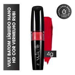 Vult Batom Liquido Matte Nano Hd Vermelho Rubi 5ml