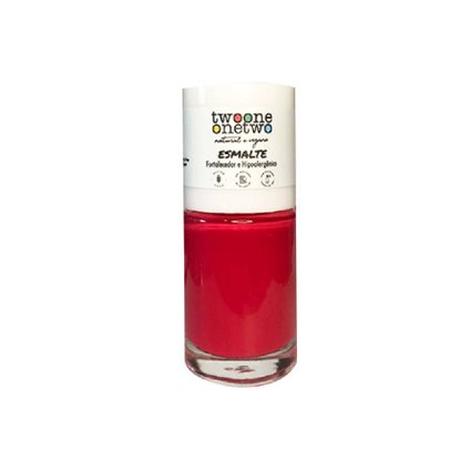 ESMALTE FORTALECEDOR TWOONE ONETWO HIPOALERGÊNICO VEGANO COR RED