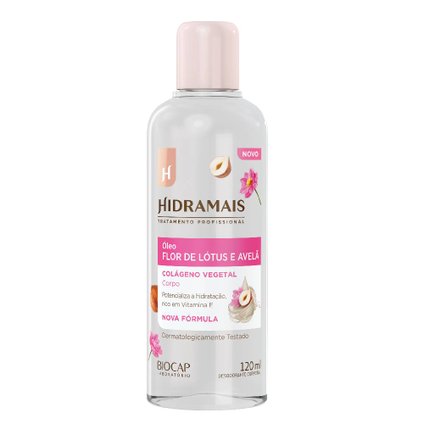 ÓLEO HIDRAMAIS FLOR DE LOTUS E AVELÃ 120ML