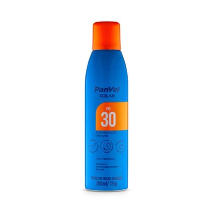 PROTETOR SOLAR SPRAY AEROSOL PANVEL FPS30 200ML