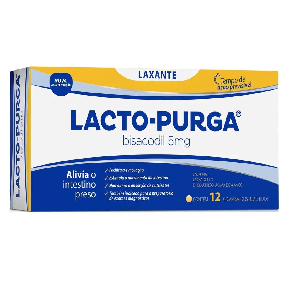 Laxante Lacto Purga 5mg 12 Comprimidos