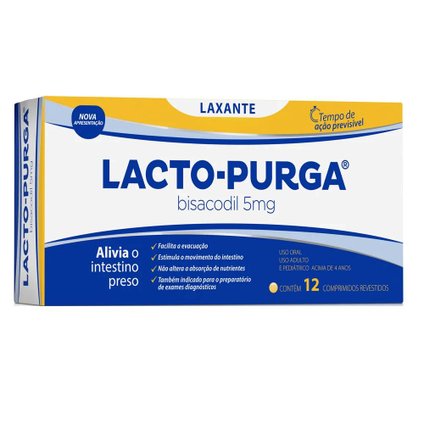 LAXANTE LACTO PURGA 5MG 12 COMPRIMIDOS