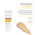 PROTETOR SOLAR FACIAL BIODERMA CLAREADOR COM COR PHOTODERM M FPS50 COR 2.0 CLARO 40G