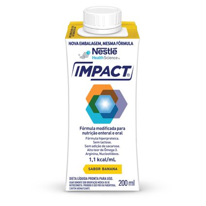 SUPLEMENTO ALIMENTAR NESTLÉ IMPACT BANANA 200ML
