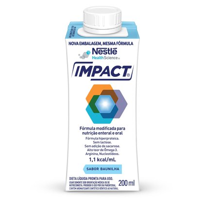 SUPLEMENTO ALIMENTAR NESTLÉ IMPACT BAUNILHA 200ML