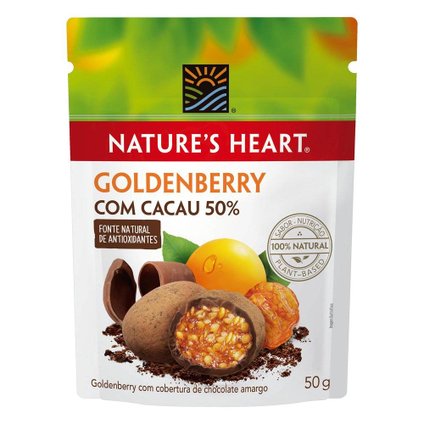 SNACK NATURES HEART CACAU E GOLDENBERRY 50G
