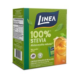 Linea Adocante Em Pó Stevia 50 Sachês