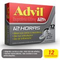 ADVIL 12H ANALGÉSICO COM IBUPROFENO 600MG ALÍVIO DA DOR MUSCULAR 12 COMPRIMIDOS