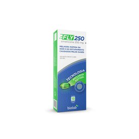 FLY250 SIMETICONA 250MG 10 CÁPSULAS GELATINOSAS