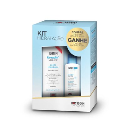 KIT LOÇÃO HIDRATANTE UREADIN 400ML+ BATH GEL DE BANHO 100ML