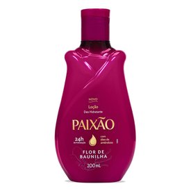 LOÇÃO HIDRATANTE PAIXÃO FLOR DE BAUNILHA 200ML