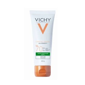 PROTETOR SOLAR VICHY CAPITAL SOLEIL UV PURIFY SEM COR FPS70 40G