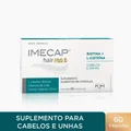 IMECAP HAIR MAX VITAMINAS PARA CABELOS E UNHAS COM CISTEÍNA 60 CÁPSULAS