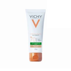 Protetor Solar Vichy Capital Soleil Uv Purify Cor Clara Fps70 40g
