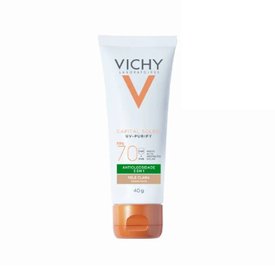 PROTETOR SOLAR VICHY CAPITAL SOLEIL UV PURIFY COR CLARA FPS70 40G