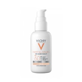 PROTETOR SOLAR VICHY CAPITAL SOLEIL UV AGE DAILY COR 2.0 FPS60 40G