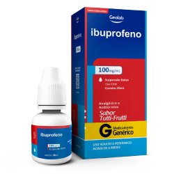 Ibuprofeno 100mg/ml 20ml Geolab Genérico