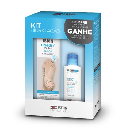 KIT UREADIN PODOS GEL 80,25G + BATH GEL DE BANHO ISDIN 100ML