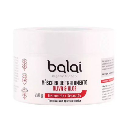 MÁSCARA DE TRATAMENTO BALAI RESTAURAÇÃO CAPILAR OLIVA & ALOE EUROPA 250G 