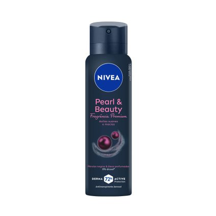 DESODORANTE ANTITRANSPIRANTE NIVEA AEROSSOL PEARL & BEAUTY FRAGRÂNCIA PREMIUM 150ML