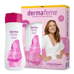 Sabonete Liquido Intimo Dermafeme Tutti-frutti 200ml Com 2 Unidades