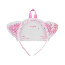 TIARA PARA CABELO GATINHO GLITTER COLEÇÃO INFANTIL PANVEL ACESSÓRIOS