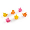 MINI PIRANHAS PARA CABELO COLORIDAS FLOR COLEÇÃO INFANTIL PANVEL ACESSÓRIOS
