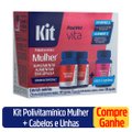 KIT PANVEL VITA POLIVITAMÍNICO MULHER 120 CÁPSULAS + CABELOS E UNHAS 60 CÁPSULAS