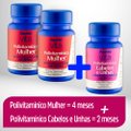 KIT PANVEL VITA POLIVITAMÍNICO MULHER 120 CÁPSULAS + CABELOS E UNHAS 60 CÁPSULAS