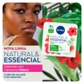 SABONETE EM BARRA NIVEA NATURAL E ESSENCIAL HIBISCO 90G