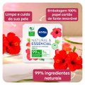SABONETE EM BARRA NIVEA NATURAL E ESSENCIAL HIBISCO 90G