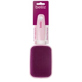 ESCOVA DE CABELO BELLIZ FLEX RAQUETE ROSA