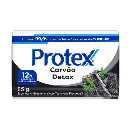 SABONETE EM BARRA PROTEX CARVÃO DETOX 85G