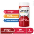 CENTRUM MULTIVITAMÍNICO ENERGIA CORPO & MENTE COM CAFEÍNA 60 CÁPSULAS