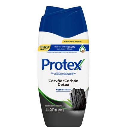 SABONETE LÍQUIDO PROTEX CARVÃO DETOX 250ML