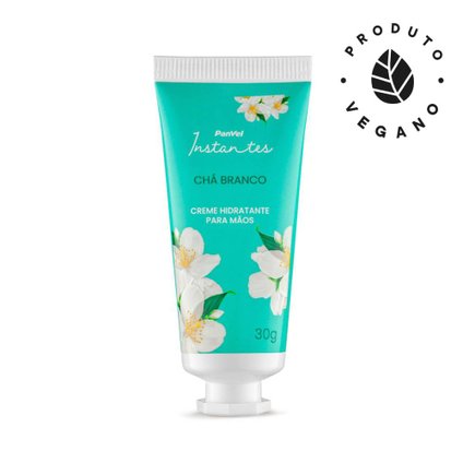 CREME PARA MÃOS CHÁ BRANCO PANVEL INSTANTES 30G