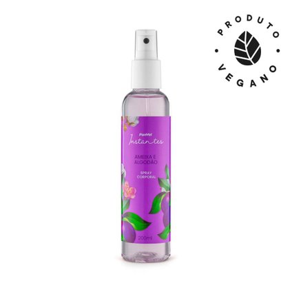 SPRAY CORPORAL AMEIXA E ALGODÃO PANVEL INSTANTES 200ML