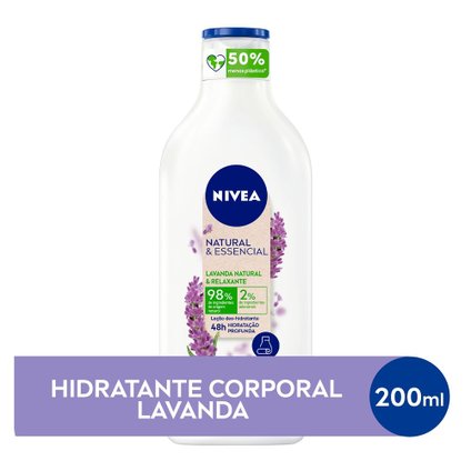 HIDRATANTE CORPORAL NIVEA NATURALESSENCIAL LAVANDA RELAXANTE 200ML