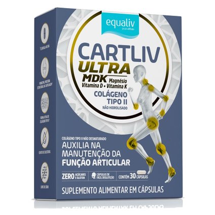 SUPLEMENTO ALIMENTAR EQUALIV CARTLIV ULTRA MDK 30 CÁPSULAS