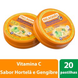 Pastilha Melagrião Vitamina C Limão E Mel 20 Unidades