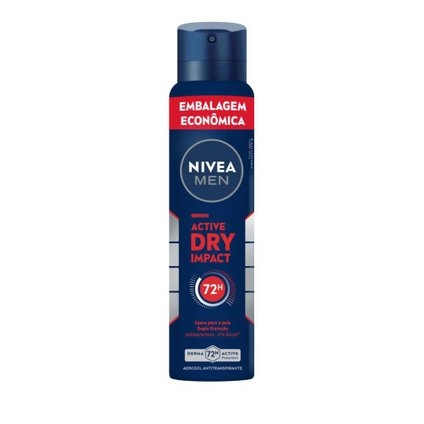 DESODORANTE AEROSOL NIVEA DRY IMPACT MASCULINO PROMOCIONAL 200ML
