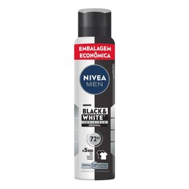 DESODORANTE AEROSOL NIVEA INVISIBLE BLACKWHITE MASCULINO PROMOCIONAL 200ML
