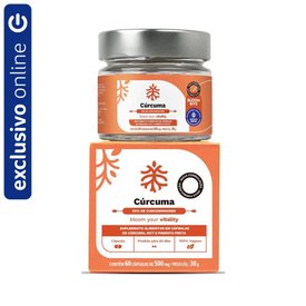 CÚRCUMA COM 95% DE CURCUMINOIDES 60 CAP/500MG