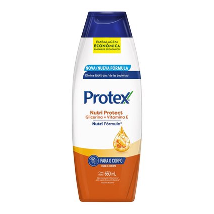 SABONETE LIQUIDO ANTIBACTERIANO PROTEX NUTRI PROTECT VITAMINA E 650ML